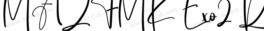 MAZFMK Exo2 Regular字体转换